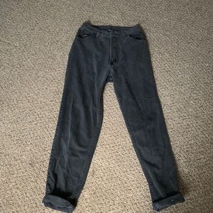 Black wrangler jeans